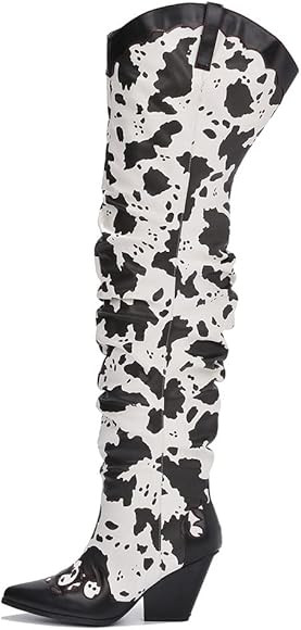 Cape Robbin Kelsey-21 Cowboy Boots Women, Over the Knee Western Cowgirl Boots with Chunky Block H... | Amazon (US)