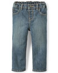 Baby And Toddler Boys Basic Bootcut Jeans - Tide Pool Wash | The Children's Place | The Children's Place