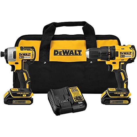 DEWALT 12V MAX Cordless Screwdriver, 1/4-Inch Hex Chuck, 1-Inch Bit Tips, Electric (DCF610S2) | Amazon (US)
