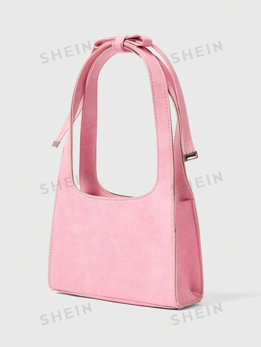 ROMWE Kawaii 1pc Women Casual Sweet Bow Shoulder Handbag Tote | SHEIN