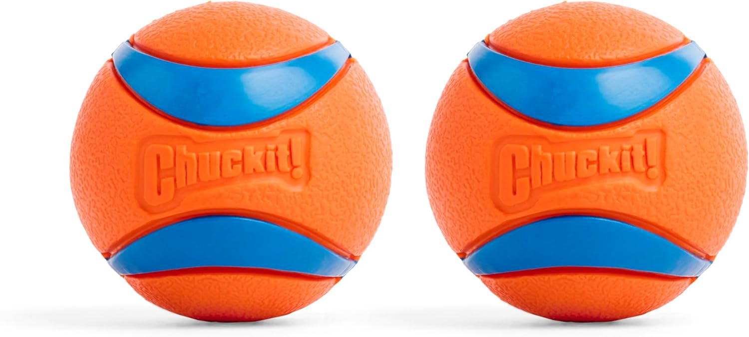 Chuckit! Ultra Ball Dog Toy - Medium Bouncy Fetch Balls For Dogs 20-60 lbs - Made from Durable Ru... | Amazon (US)