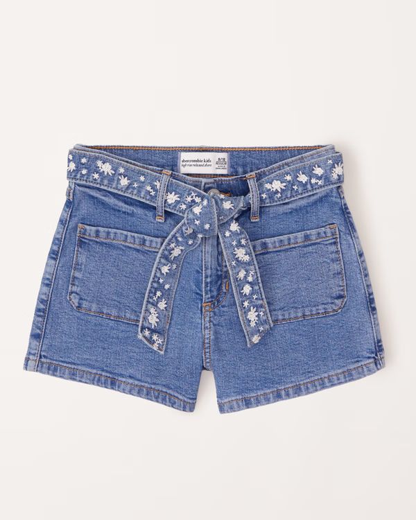 high rise relaxed shorts | Abercrombie & Fitch (US)