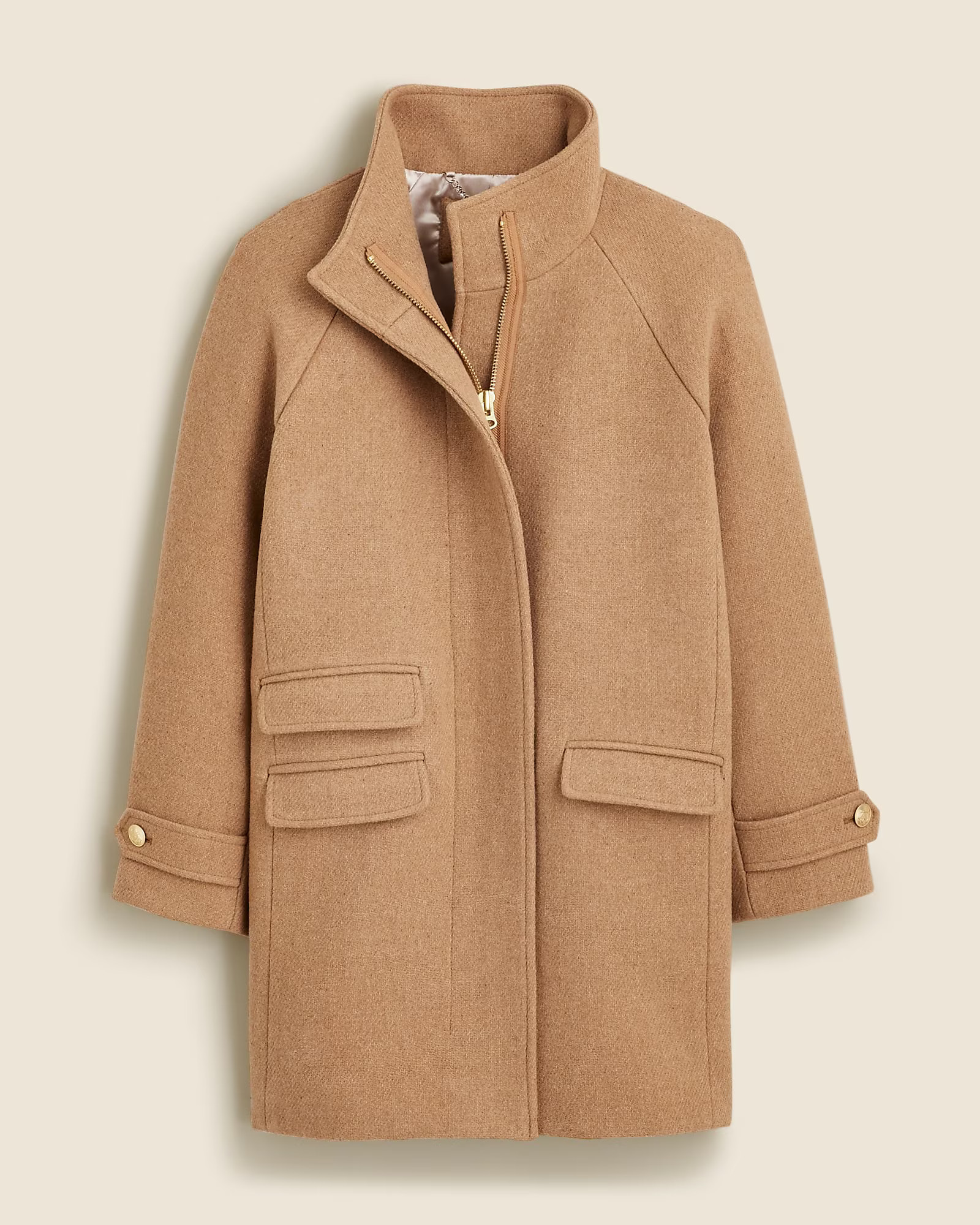 Toscana coat in Italian stadium-cloth wool blend | J. Crew US