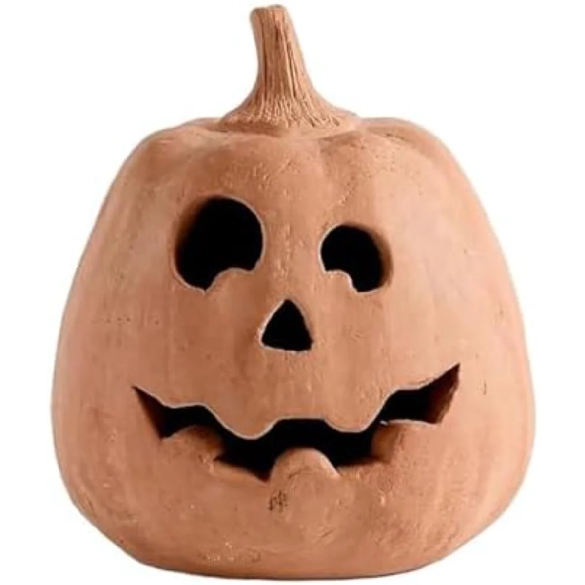 Handmade Terracotta Pumpkin Decor - Outdoor Terracotta Pumpkins Decor Halloween Jack-O'-Lantern, ... | Wayfair North America