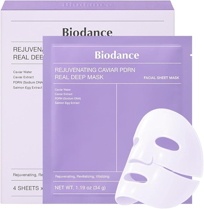 BIODANCE Rejuvenating Caviar PDRN Real Deep Mask, Overnight Hydrogel Mask, Skin Firming & Radianc... | Amazon (US)