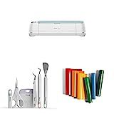 Cricut Maker, Blue with Basic Tool Set, Core Colors and Premium Vinyl - Permanent, 12” x 12” Adhesiv | Amazon (US)