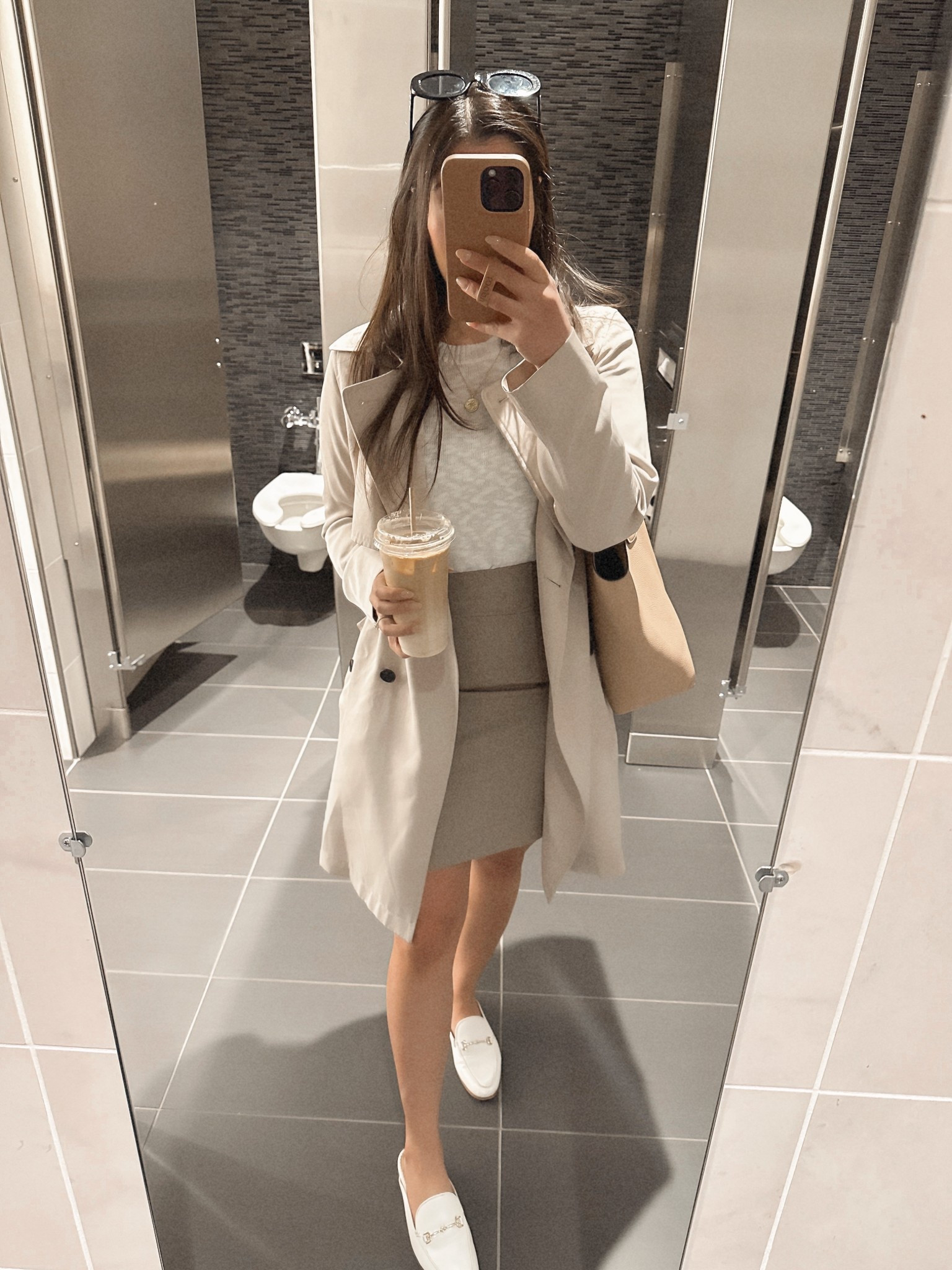Spring neutrals 🤍✨ April in Boston has been pretty good weather wise! I pulled a beach crew neck sweater with this beige skirt Ive had forever and topped with a trench for a neutral spring layered look! Happy Friday!


Spring neutrals, neutral work outfit, neutral spring outfit, spring work looks, summer transition outfit, petite work look, petite work pants, petite work skirt, petite officewear, spring work outfits, spring workwear

#LTKStyleTip #LTKWorkwear #LTKSeasonal