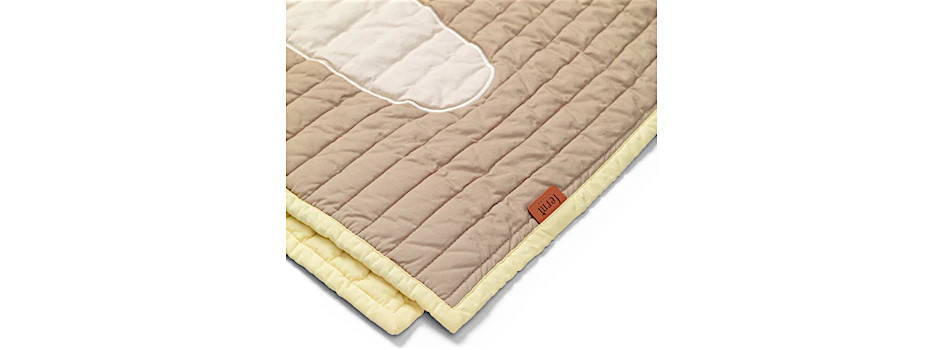Bird Steppdecke - sand  Design von  ferm LIVING | Design Bestseller (DE)