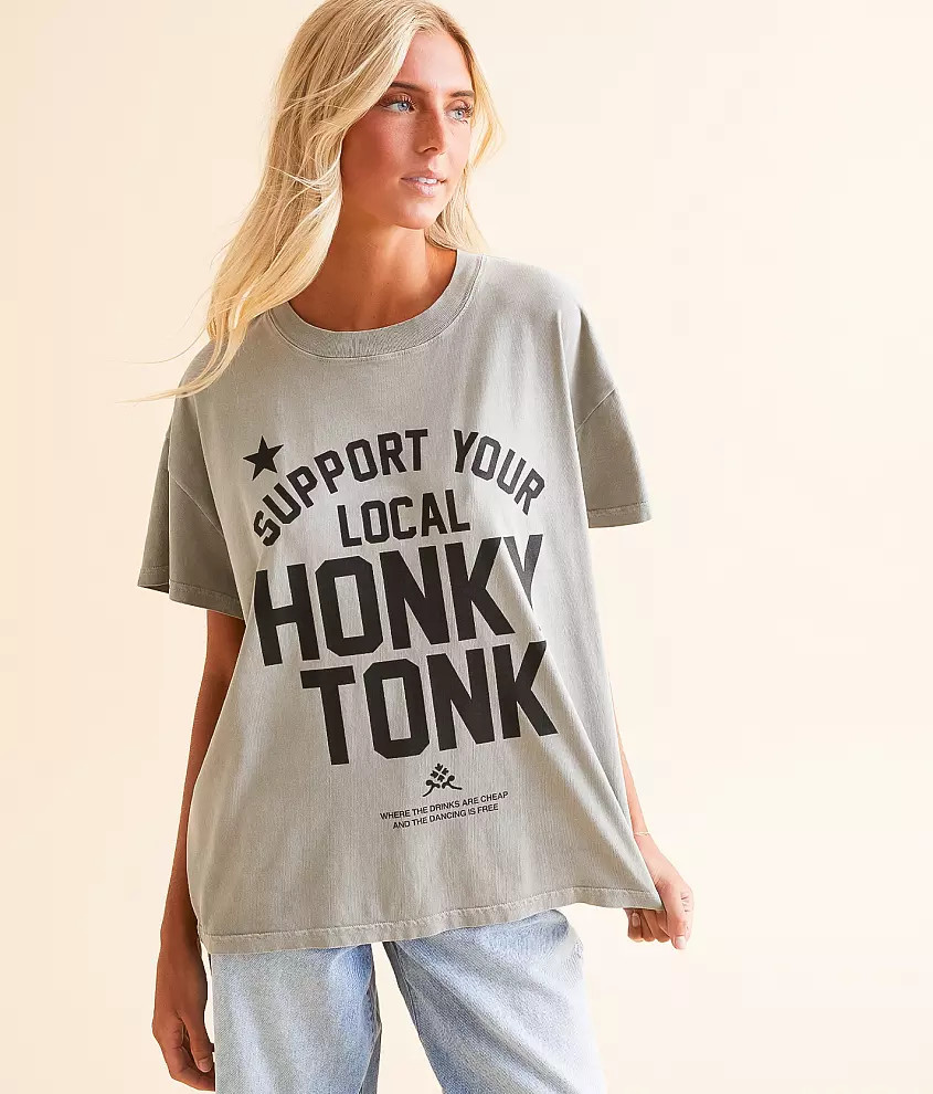 Support Your Local Honky Tonk T-Shirt | Buckle