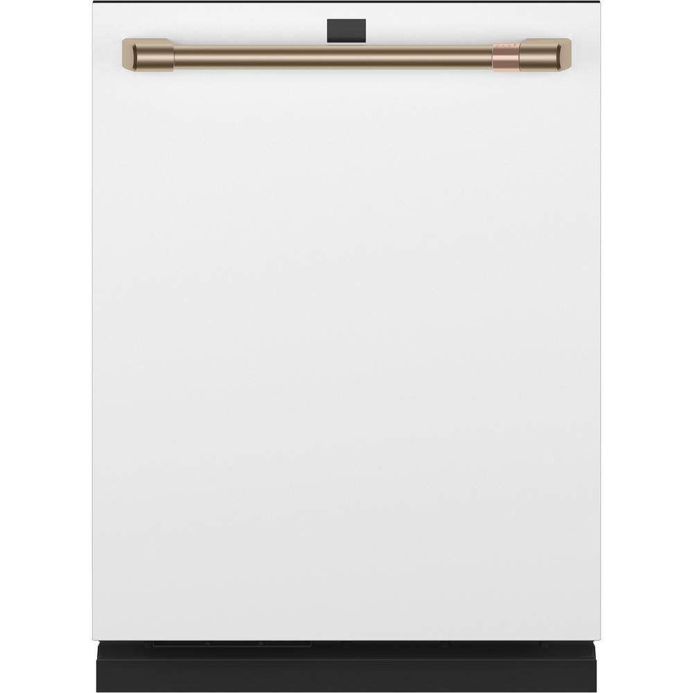 Cafe 24 in. Fingerprint Resistant Matte White Top Control Smart Built-In Tall Tub Dishwasher with... | The Home Depot