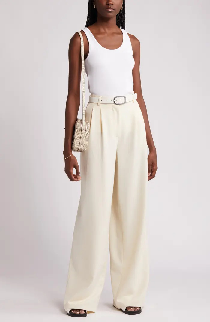 Nordstrom Rib Scoop Neck Cotton Tank | Nordstrom | Nordstrom