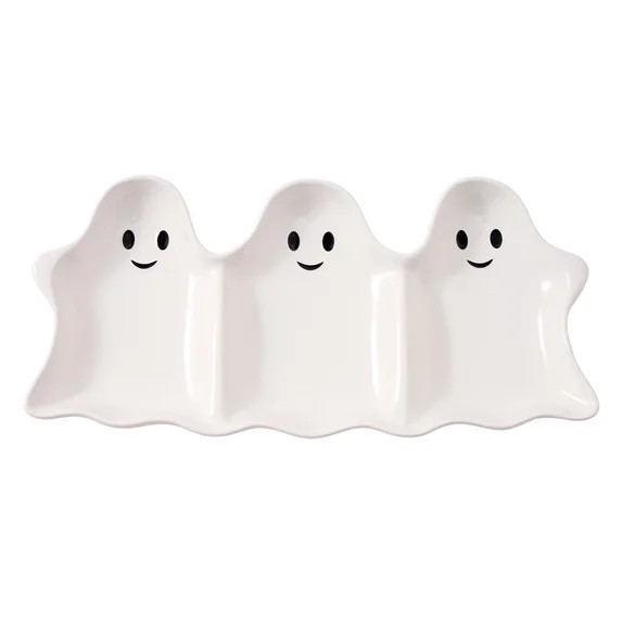 Way to Celebrate Halloween Three-Ghost Serving Tray | Walmart (US)