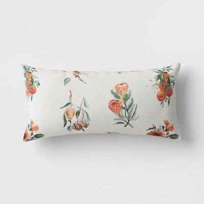 Outdoor Lumbar Throw Pillow Festoon Fruit - Threshold&#8482; designed with Studio McGee | Target