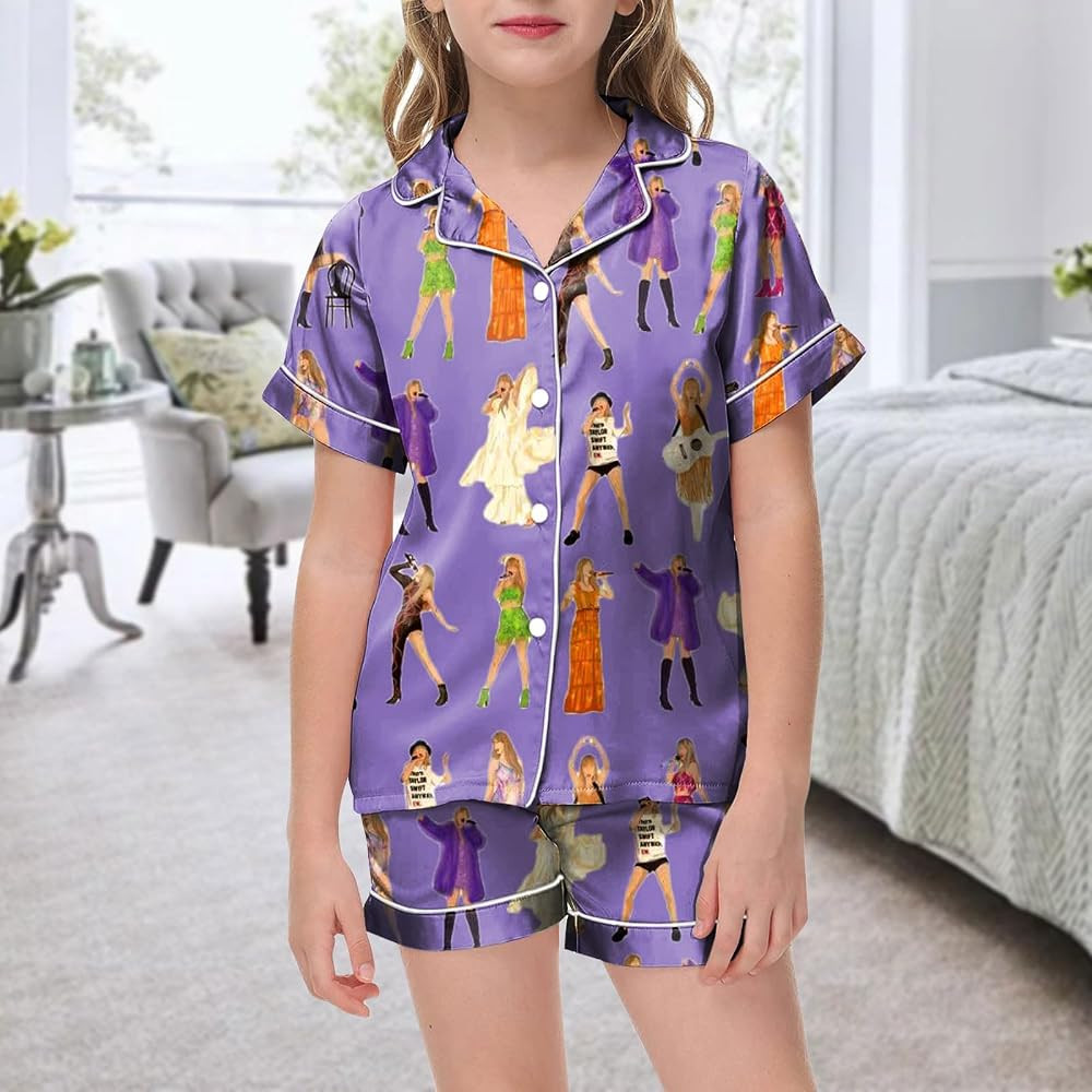 Music Lovers Pajamas 2 Piece Pjs Top and Shorts Set Party Outfits Concert Lounge Gifts | Amazon (US)