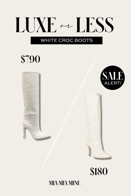 Paris Texas white boots similar 
Schutz white boots on sale - save 30%
Fall outfit ideas 

#LTKshoecrush #LTKsalealert #LTKSeasonal