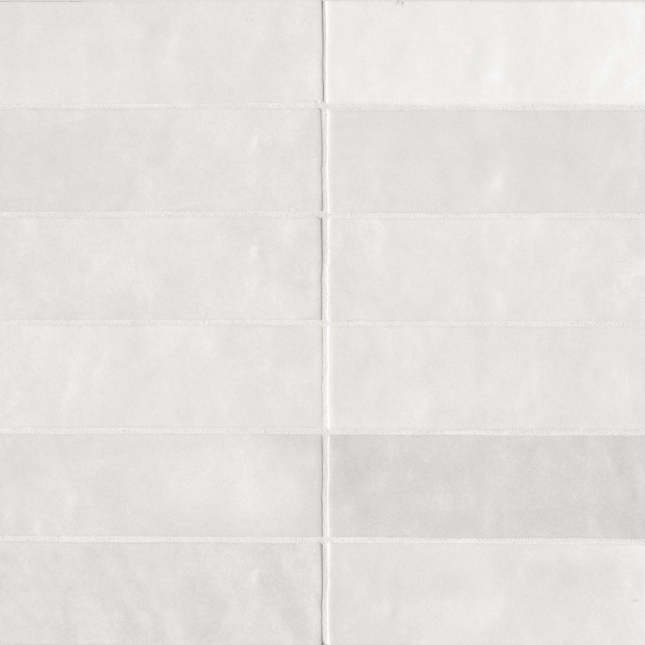 Cloe 2.5" x 8" Ceramic Tile in White | Bedrosians Tile & Stone