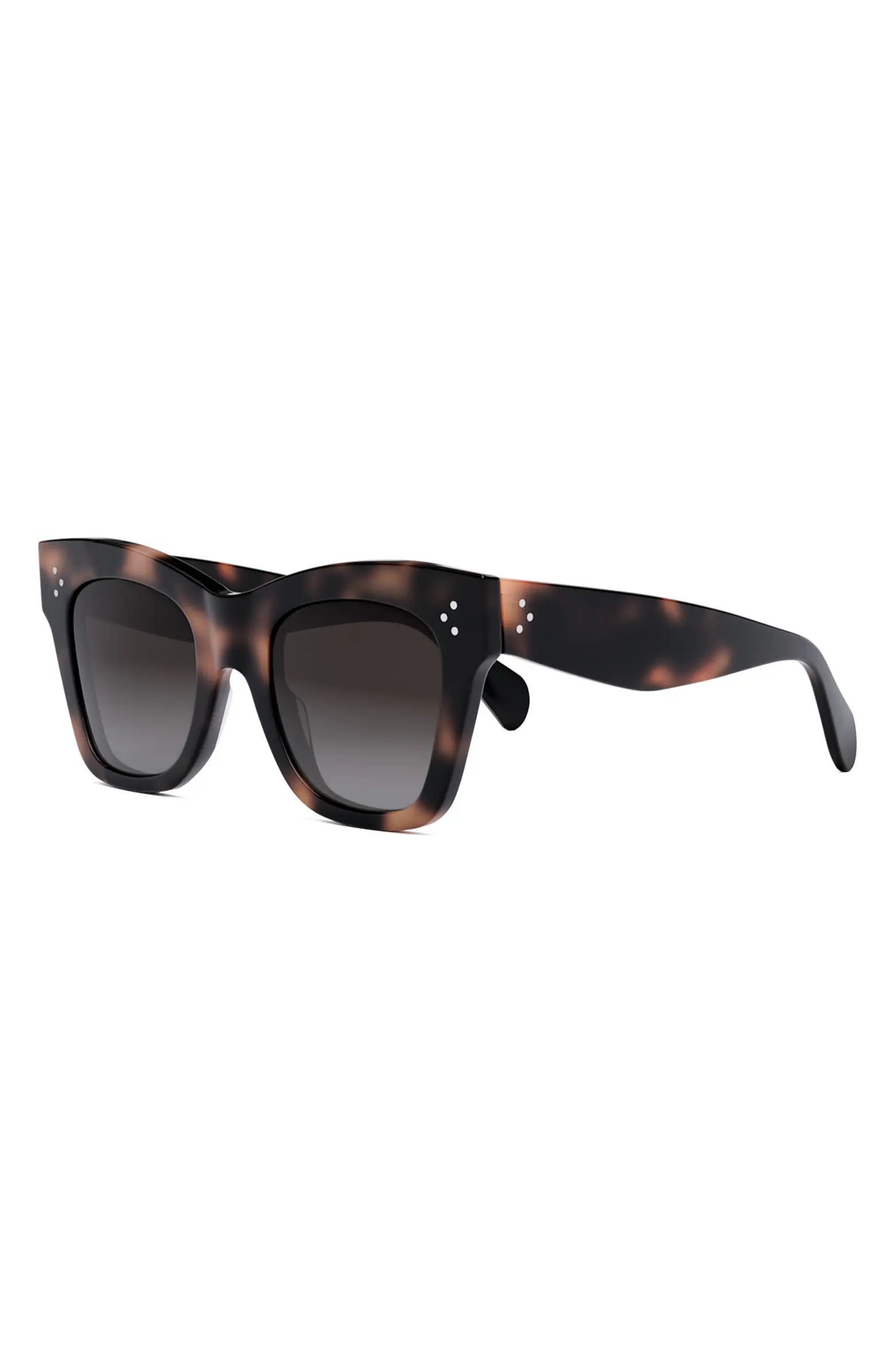 50mm Gradient Small Cat Eye Sunglasses | Nordstrom