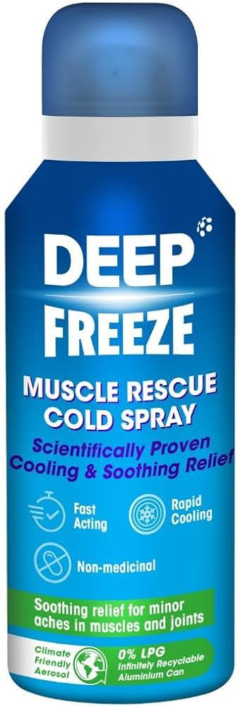 Deep Freeze Muscle Rescue Cold Spray 72.5 ml (Pack of 1) | Amazon (UK)