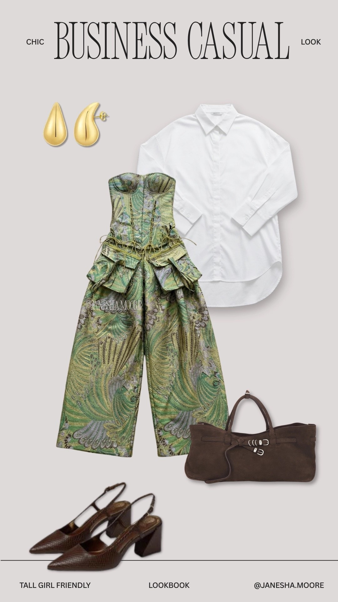 My kind of business casual! 5’9 200 lbs wearing Large top XL bottoms. I could not find the exact top since it’s old but I linked my waist cinch clips for the desired length waist!!!

#LTKCon #LTKMidsize #LTKStyleTip