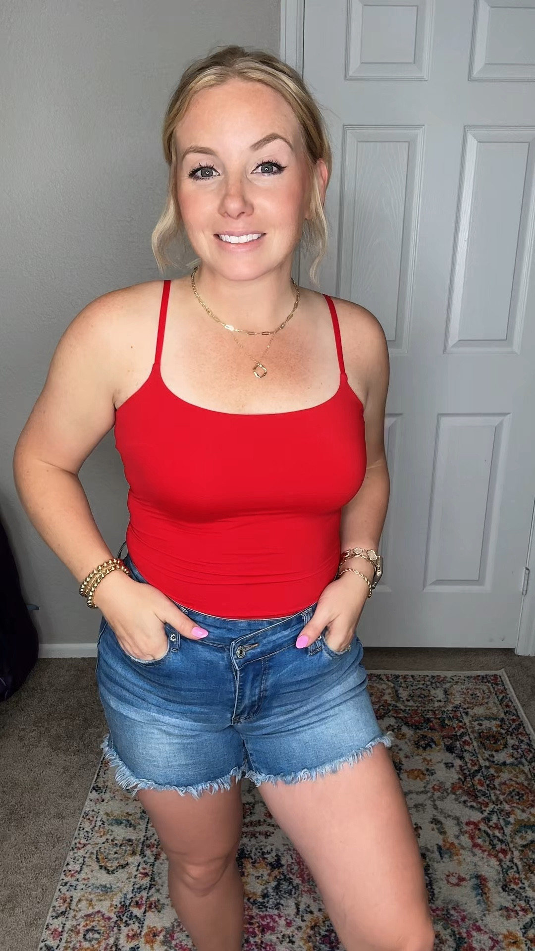 Red double lined tank top, styled 2 ways for summer





Amazon outfits every outfit inspo, outfit ideas, casual outfits amazon, amazon outfits every day, spring outfits 2026, summer outfits, 4th of July outfit,

#LTKPetite #LTKSaleAlert #LTKootd