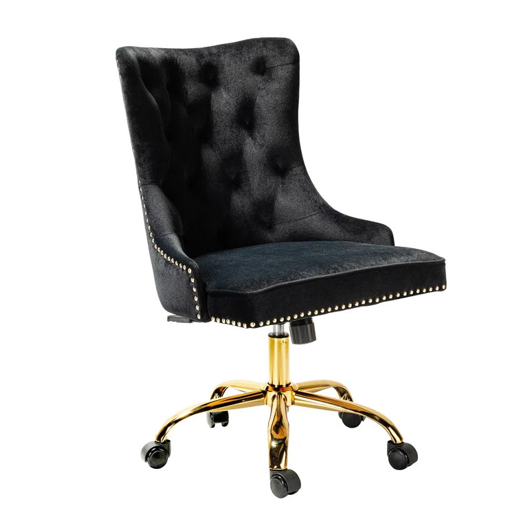 Lisa Swivel Task Chair With Tufted Back | Wayfair North America