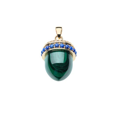 HOPE Acorn Pendant in Malachite | Jane Win