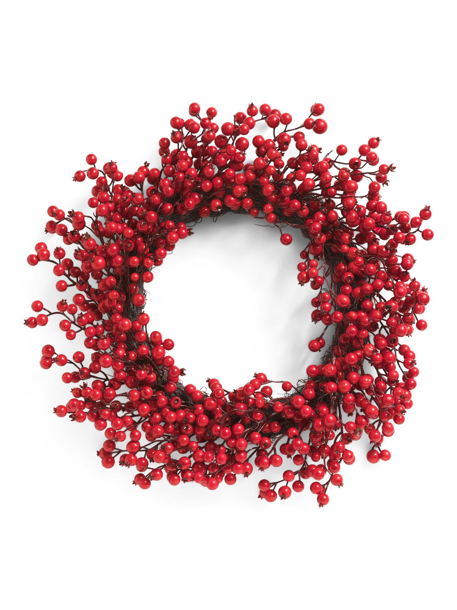 26in Red Berry Wreath | TJ Maxx