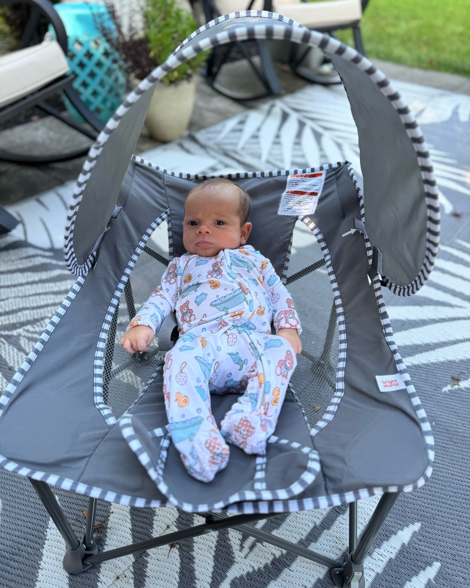 Baby outdoor lounge chair 
Blocks UV

#LTKBaby #LTKmomlife