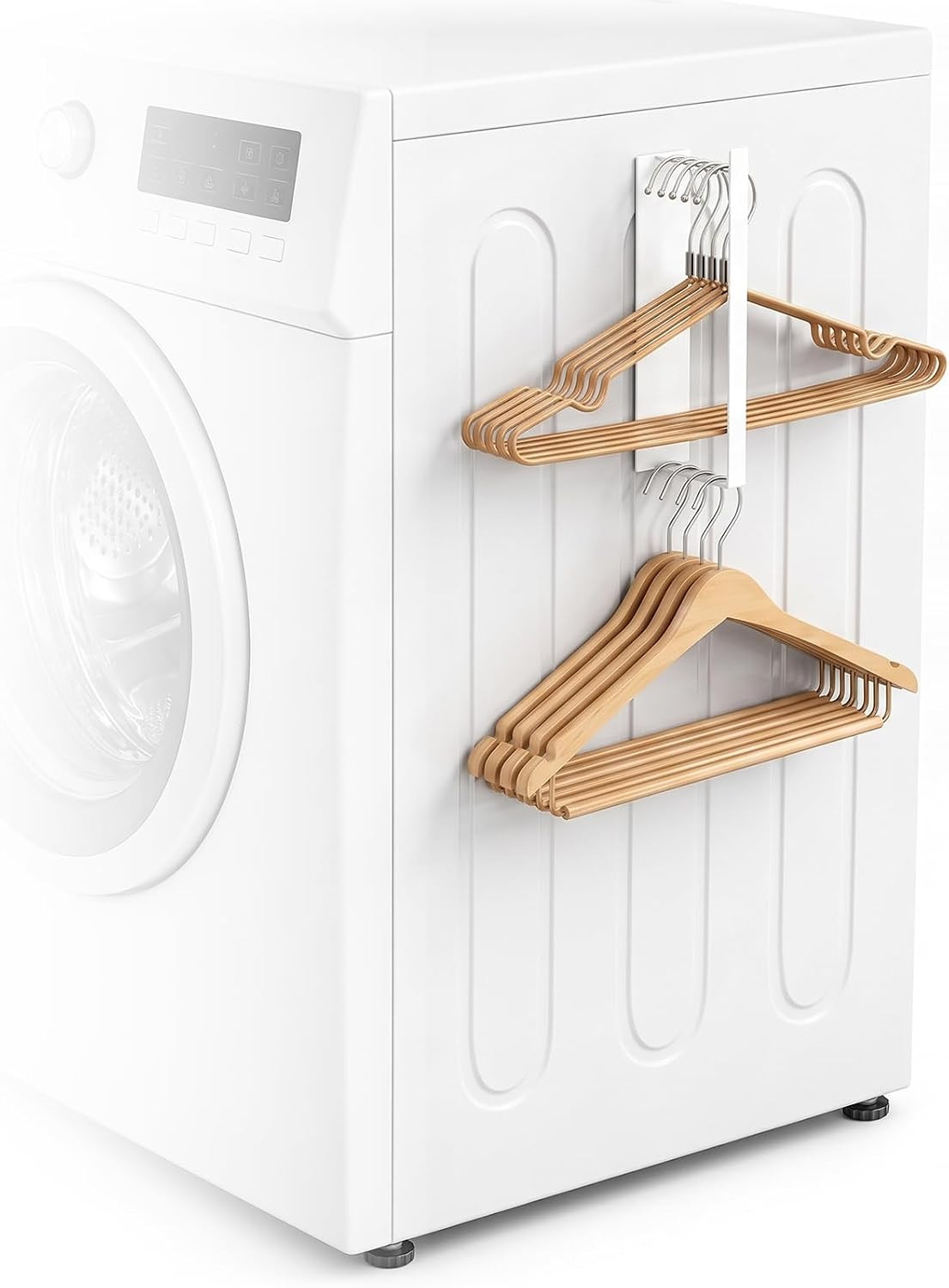 Magnetic Hanger Organizer for Washing Machine & Closet Laundry Room, Hanger Storage Rack Stacker | Amazon (US)