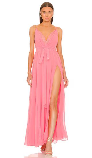Michael Costello x REVOLVE Justin Gown in Pink. - size L (also in M, S) | Revolve Clothing (Global)