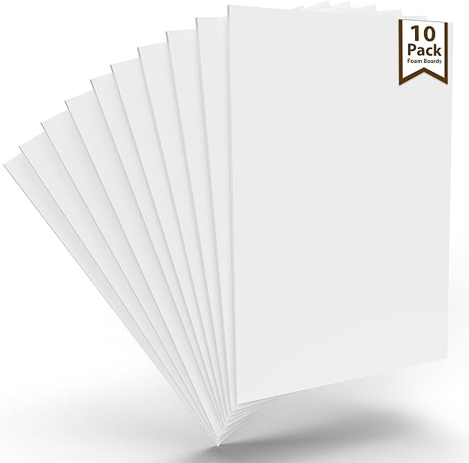 Foam Board, Foam Board 20x30, White Foam Board, Presentation Foam Board, Acid Free Mounting Board... | Amazon (US)