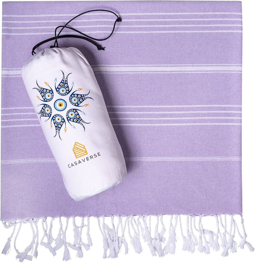 Turkish Beach Towel, 100% Cotton Quick Dry Sand Free Beach Towels, Travel Turkish Towel | Amazon (US)