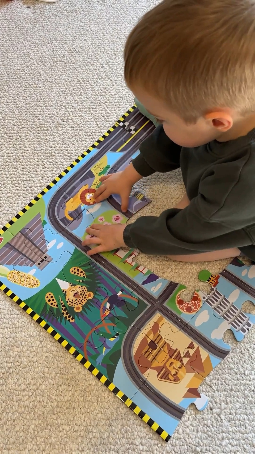 Found the cutest toddler toy that doubles as a puzzle and a race track. It's actually on sale for $20 right now, which is such a steal for keeping them busy!

toddler toys, summer activities, interactive play, mom hacks, affordable toys, race car, jigsaw puzzle, montessori at home

#LTKKids #LTKBaby #LTKHome