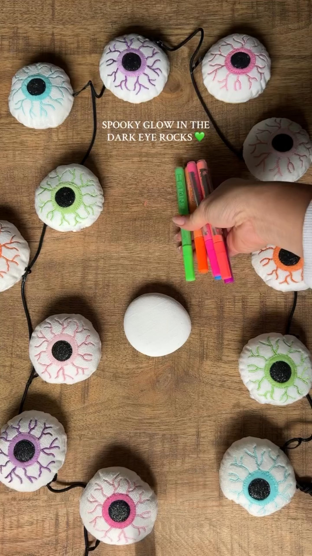 GLOW IN THE DARK EYE ROCKS ✨
my favorite addition to my toddlers spooky potion station 🧪🔮🧙🏻‍♀️
.
.
.
.
#spookyszn #halloweendiy #kidactivities #diycrafts #halloweenactivities

#LTKSeasonal #LTKHome #LTKKids
