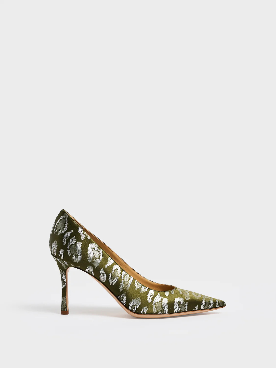 Classic Pump 85 | Green Leopard | Marion Parke