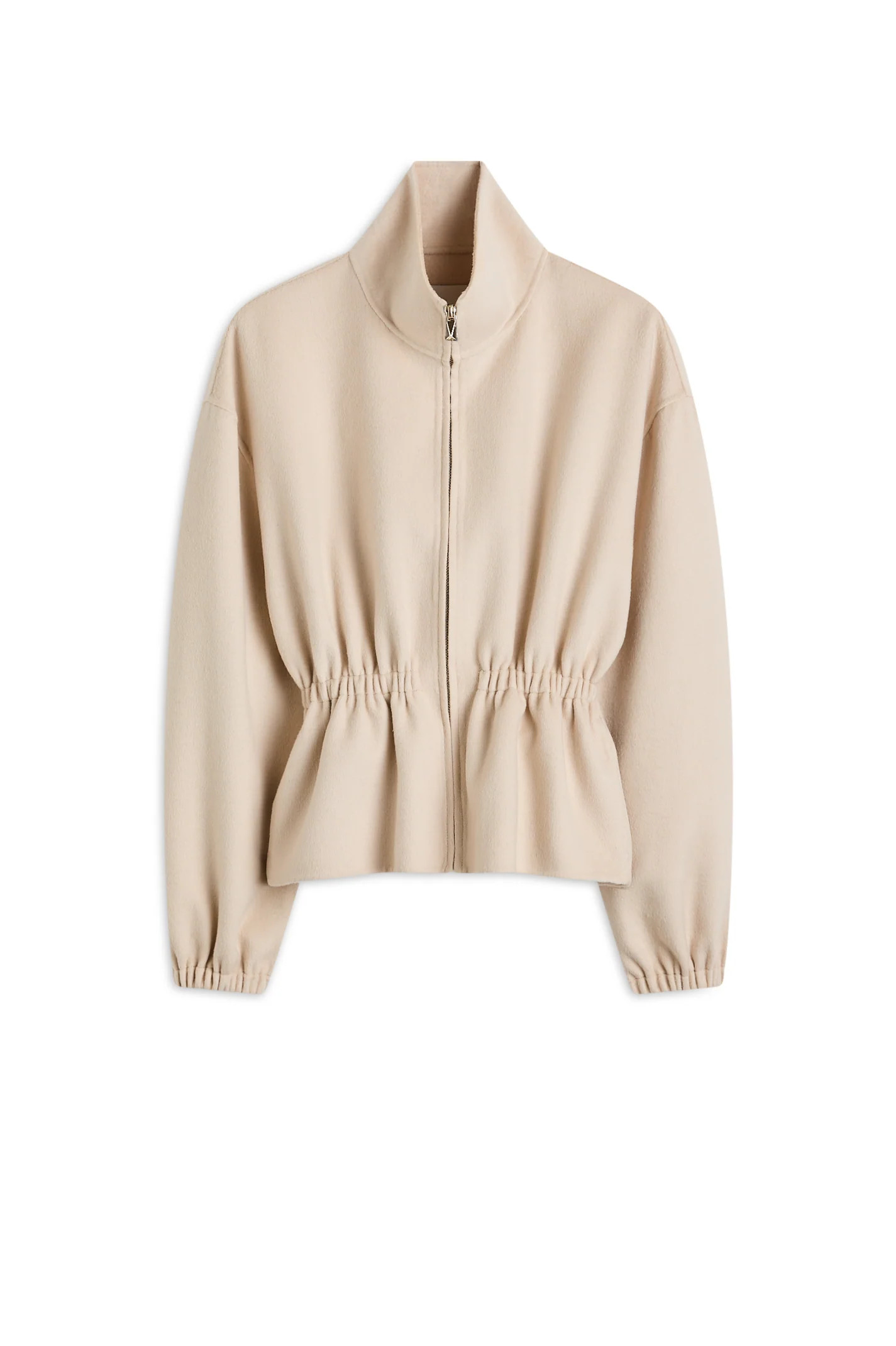 FUNNEL NECK JACKET - PARCHMENT - Scanlan Theodore | Scanlan Theodore