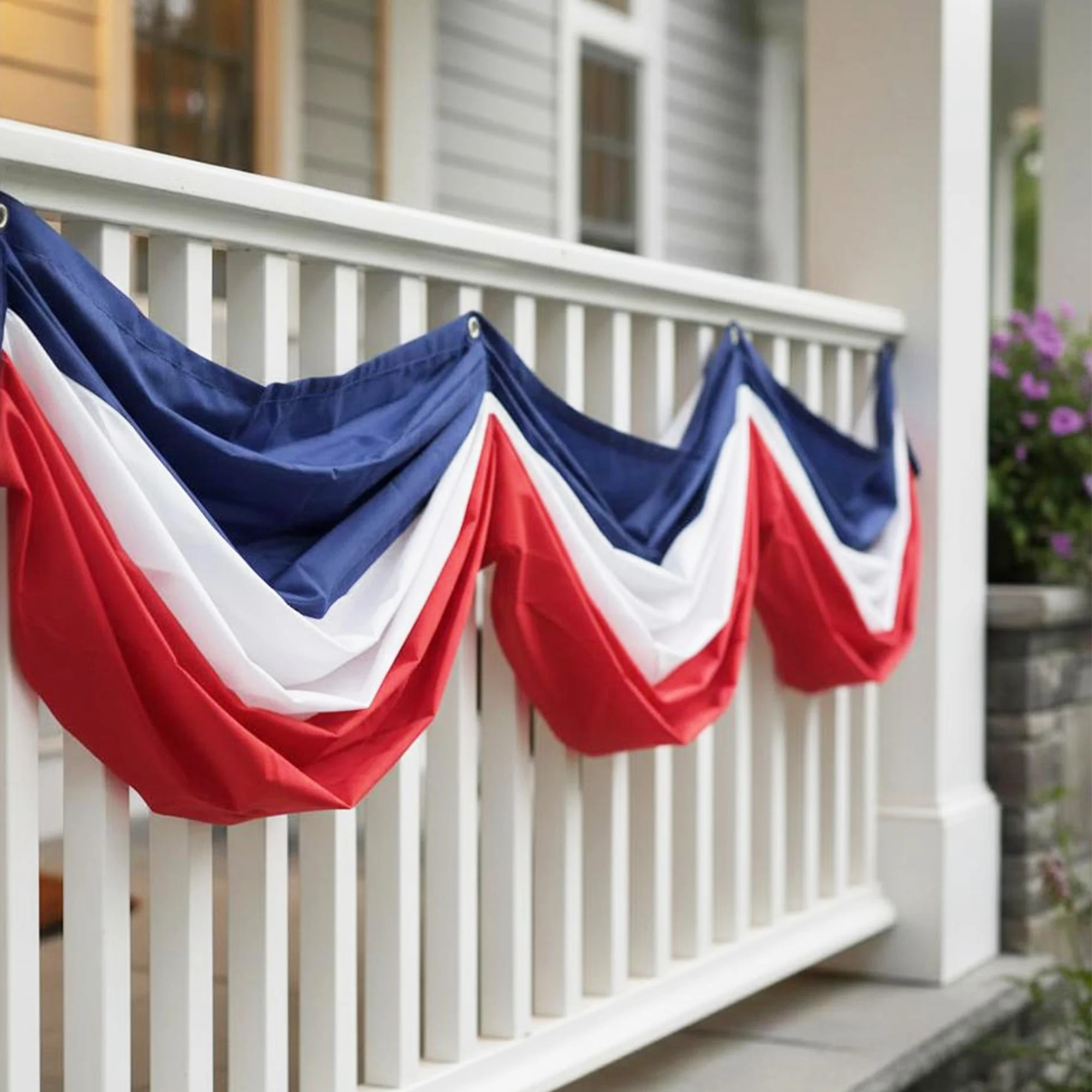 Draped Banner, Red/White/Blue, 70", Patriotic by Way To Celebrate | Walmart (US)