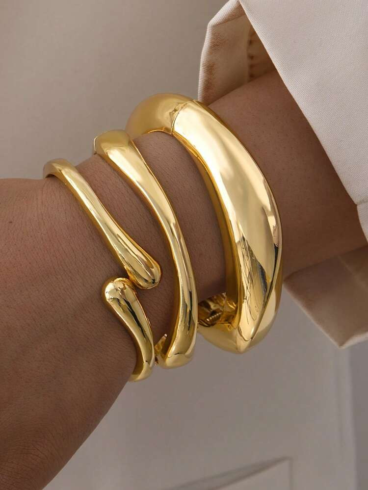 6pcs Set Exaggerated Chunky Vintage Coin Bangle Bracelets, Women Couples Friendship Summer Holiday Date Gift, Casual Daily Party Accessory | SHEIN