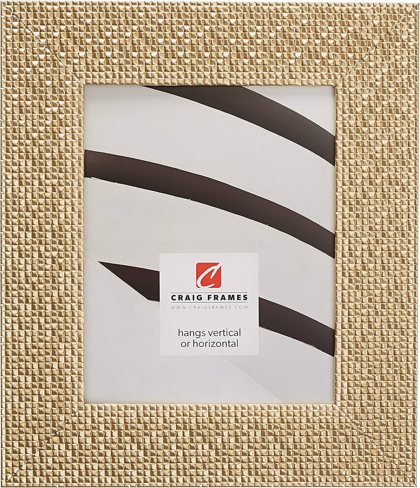 Craig Frames Glimmer Picture Frame, 5 x 7 Inch, Gold | Amazon (US)