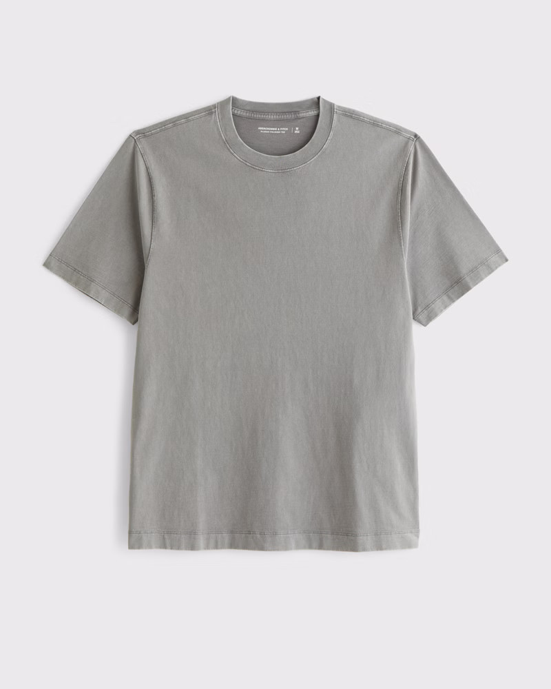 Abercrombie & Fitch Men's Classic Polished Tee in Dark Gray - Size XXL | Abercrombie & Fitch (US)