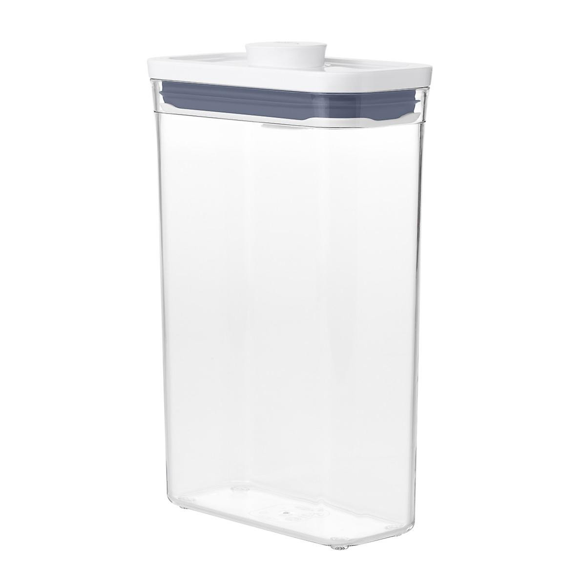 OXO 1.9 qt. POP Slim Rectangle Medium | The Container Store