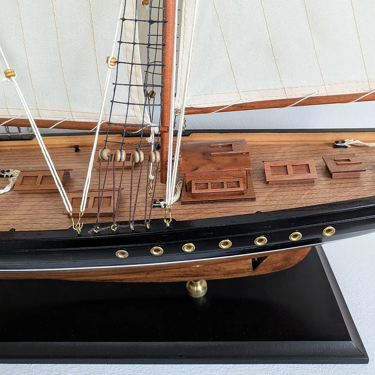 Sailing Ship Model Atlantic Three-masted - Etsy | Etsy (Global)