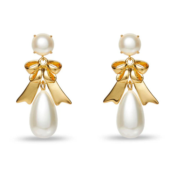 PEARL BOW EARRINGS | LELE SADOUGHI