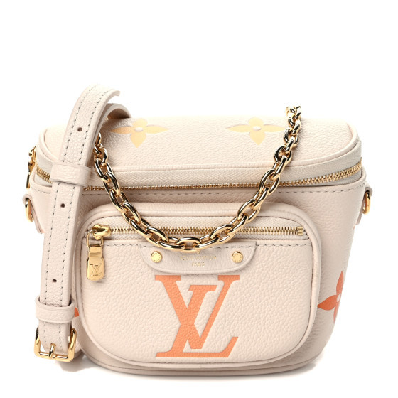 LOUIS VUITTON Empreinte Monogram Giant By The Pool Mini Bumbag Cream Saffron | FASHIONPHILE | FASHIONPHILE (US)