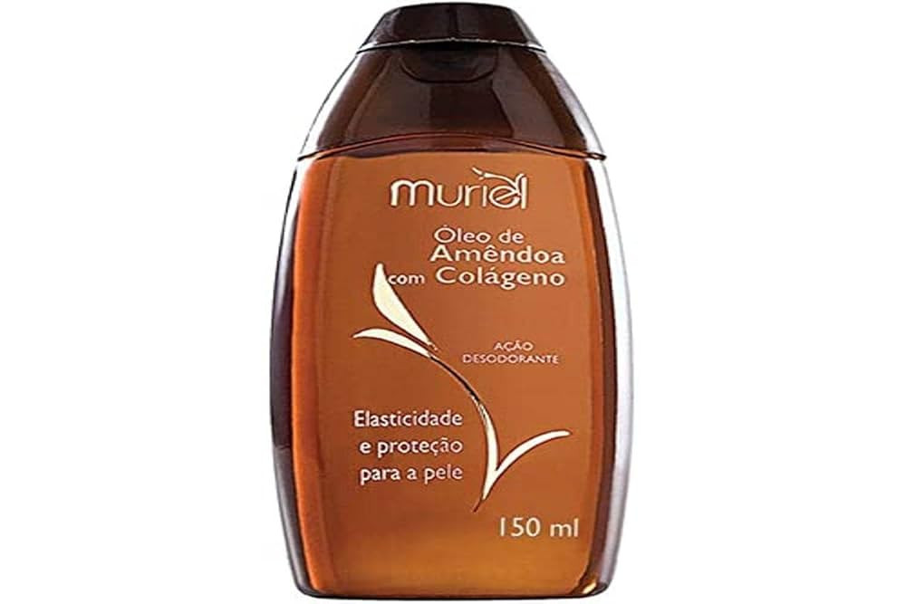 Óleo Corporal de Amêndoas com Colágeno 150Ml, Muriel | Amazon (BR)