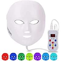 Led Face Mask Light Therapy NEWKEY 7 Led Light Therapy Facial Skin Care Mask - Blue & Red Light for  | Walmart (US)