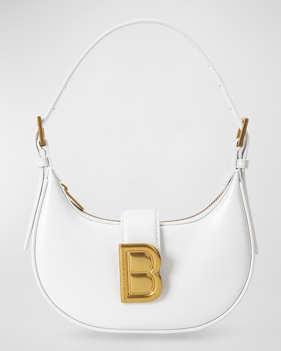 Brandon Blackwood Luna Zip Leather Shoulder Bag | Neiman Marcus