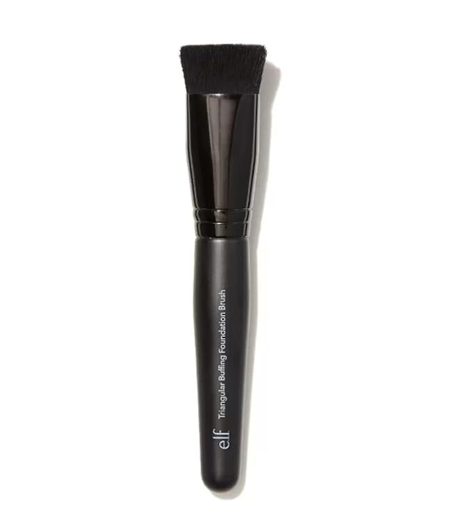 e.l.f. Triangular Buffing Foundation Brush, Makeup Brush For Sculpting & Defining, Made With Synt... | Amazon (US)