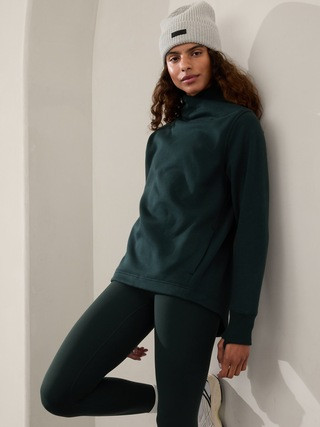 Cozy Karma Twist Neck Sweatshirt | Athleta