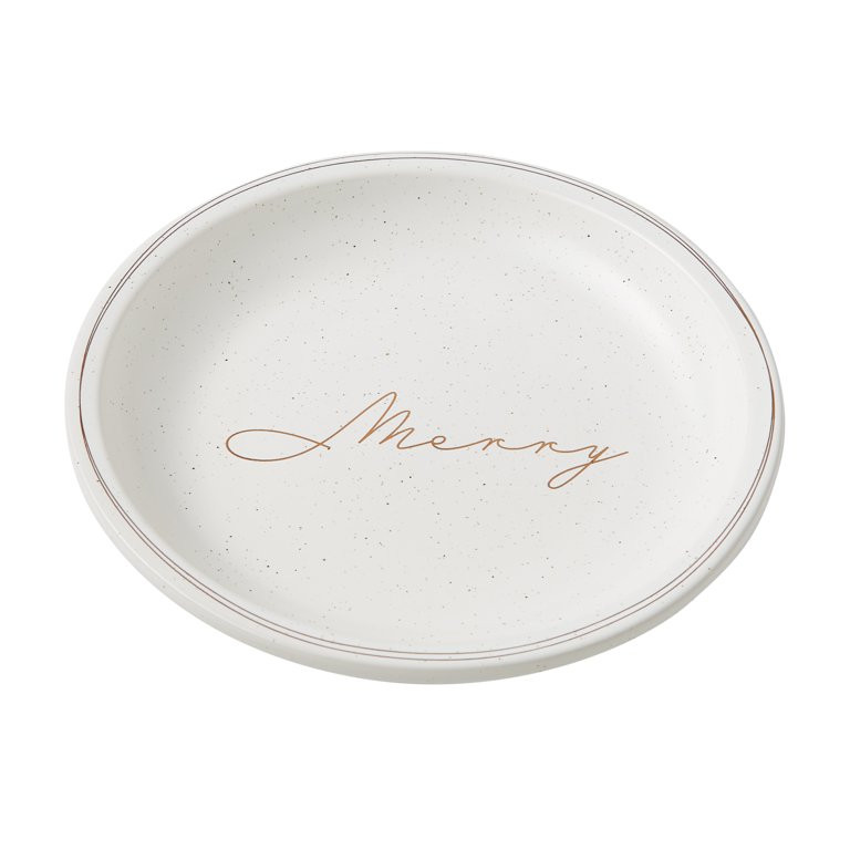 Better Homes & Gardens Merry Stoneware Appetizer Plate - Walmart.com | Walmart (US)